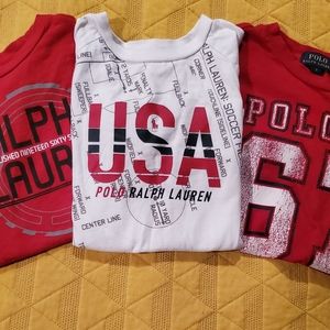 3 Ralph Lauren T-shirts